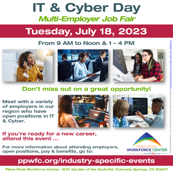 Cyber and IT Day Multi-Employer Job Fair 7.18.2023 [social]4